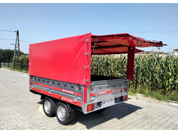 Reboque plataforma/ Caixa aberta novo TEMARED 2osie 750kg straż strażacka pożarnicza: foto 4