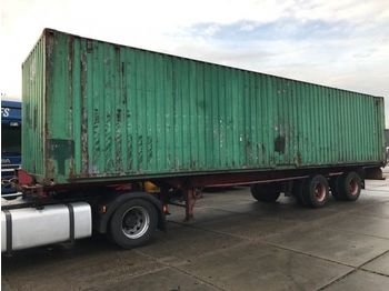 Semi-reboque transportador de contêineres/ Caixa móvel Renders 2 AXEL STEELSPRING MET 40 FEET CONTAINER: foto 1