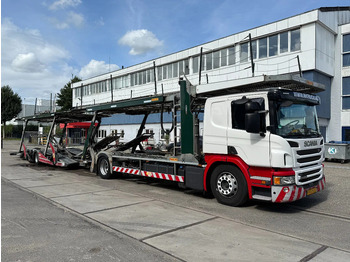 Camião transporte de veículos SCANIA P 410