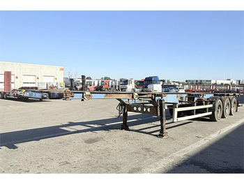 Semi-reboque transportador de contêineres/ Caixa móvel LECITRAILER