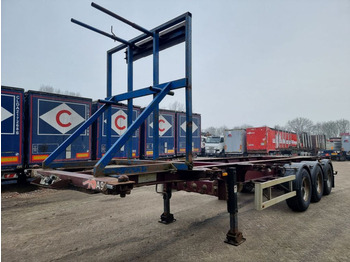 Semi-reboque transportador de contêineres/ Caixa móvel DESOT 20FT - 30FT ADR: foto 2