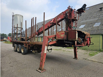 Semi-reboque transporte de madeira Doll 20T Crane - 6 meter extendable: foto 3