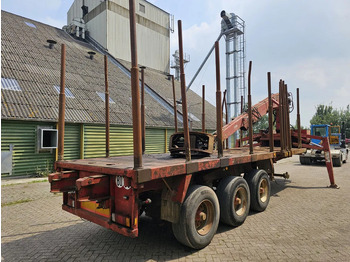Semi-reboque transporte de madeira Doll 20T Crane - 6 meter extendable: foto 4