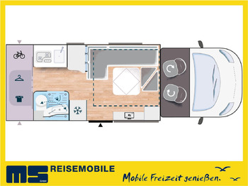 Autocaravana perfilada Chausson 660 TITANIUM / -2026 - / 165PS-8G. / XXL-HUBBETT: foto 2 Autocaravana perfilada Chausson 660 TITANIUM / -2026 - / 165PS-8G. / XXL-HUBBETT: foto 2