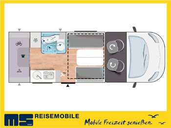 Autocaravana perfilada Chausson X 650 EXCLUSIVE LINE /XXL-HUBBETT/ E-BIKE TRÄGER: foto 2