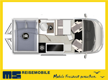 Campervan Karmann DAVIS 591 TRENDSTYLE / MODELL 2026 / STOCKBETTEN: foto 2