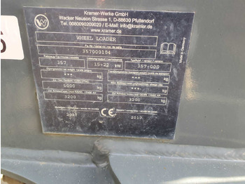 Pá carregadora de rodas KRAMER 5055E KRAMER WHEEL LOADER ELECTRIC, WHEEL LOADER: foto 3 Pá carregadora de rodas KRAMER 5055E KRAMER WHEEL LOADER ELECTRIC, WHEEL LOADER: foto 3