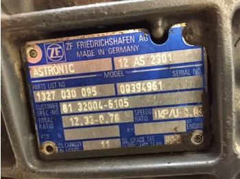 Caixas de velocidade e peças MAN