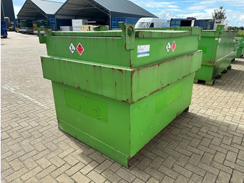 Depósito de armazenamento Kiwa IBC Steenbergen 2000 liter IBC Dieseltank met handpomp Milieutank: foto 3