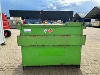 Depósito de armazenamento Kiwa IBC Steenbergen 2000 liter IBC Dieseltank met handpomp Milieutank: foto 5