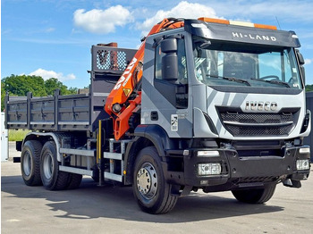 Camião grua, Camião basculante Iveco TRAKKER 410*Kipper 5,20m*ATLAS 165.2E * FUNK/6x4 Iveco TRAKKER 410*Kipper 5,20m*ATLAS 165.2E * FUNK/6x4: foto 4