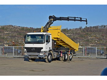 Camião grua, Camião basculante Mercedes-Benz ACTROS 2636 * TEREX 165.2E - A4 + FUNK/6x4: foto 2