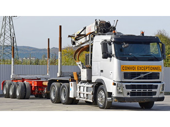 Camião de transporte de madeira, Camião grua Volvo FH 520 * EPSILON E260L83 * Anhänger /6x4: foto 4
