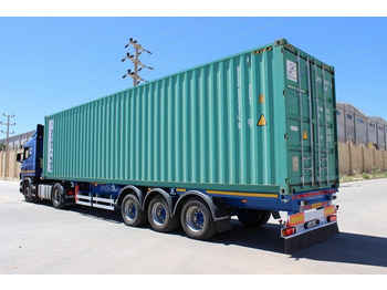 Semi-reboque transportador de contêineres/ Caixa móvel EMIRSAN