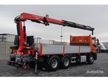 Locação financeira de Iveco 420 Flatbed + crane FASSI 185 6x2 Iveco 420 Flatbed + crane FASSI 185 6x2: foto 4