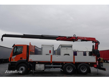 Locação financeira de Iveco 420 Flatbed + crane FASSI 185 6x2 Iveco 420 Flatbed + crane FASSI 185 6x2: foto 2