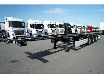 Semi-reboque transportador de contêineres/ Caixa móvel Krone NACZEPA PODKONTENEROWA / MAŁO UŻYWANA / UNIWERSALNA / 2023 ROK: foto 3 Semi-reboque transportador de contêineres/ Caixa móvel Krone NACZEPA PODKONTENEROWA / MAŁO UŻYWANA / UNIWERSALNA / 2023 ROK: foto 3