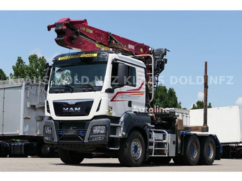 Camião de transporte de madeira MAN TGS