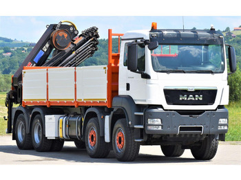 Camião de caixa aberta/ Plataforma, Camião grua MAN TGS 35.440 * HIAB 322 EP-5HIPRO+FUNK / 8x4!: foto 3