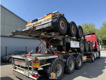 Semi-reboque transportador de contêineres/ Caixa móvel VAN HOOL 20'/30'