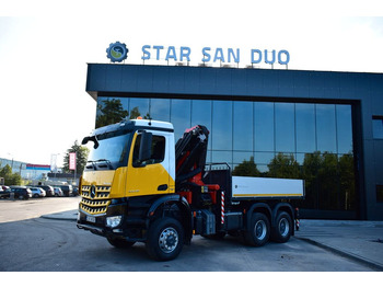 Tractor Mercedes-Benz AROCS 6x6 PALFINGER PK 33002 EURO 6 Crane Kran: foto 4