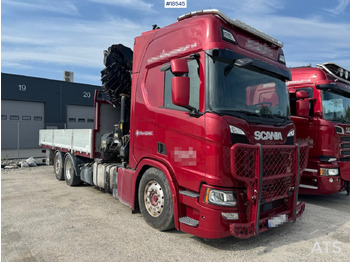 Camião de caixa aberta/ Plataforma SCANIA R 500