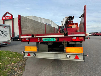 Semi-reboque plataforma/ Caixa aberta Carnehl Stenen vervoer oplegger met Kennis kraan: foto 3