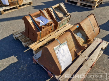 Balde 48" Ditching, 16", 16" Digging Buckets, ARDEN to suit 2-5 Ton Excavator (3 of): foto 2