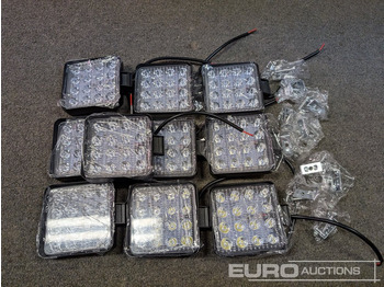 Equipamento de construção Unused LED Work Lights, 48w, 12V/24V, Adjustable Bracket, IP67 Waterproof, 6000k White (10 of): foto 4