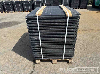 Equipamento de construção Pallet of Plastic Connectable Road Plates, 1200x800x28mm, 22kg per Plate (35 of): foto 2