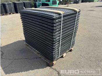 Equipamento de construção Pallet of Plastic Connectable Road Plates, 1200x800x28mm, 22kg per Plate (35 of): foto 3