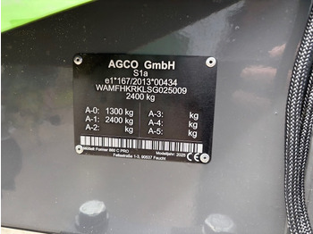 Ancinho enleirador novo Fendt Former 860 C PRO: foto 2