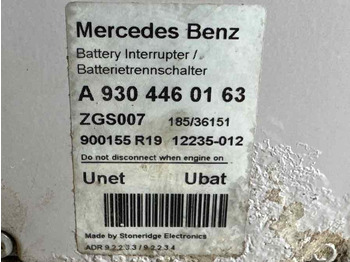 Sistema elétrico para Camião MERCEDES ECU A9304460163: foto 3