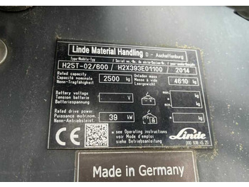 Empilhador a gás LINDE H25