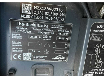 Empilhador a gás Linde H25T-02/600: foto 4