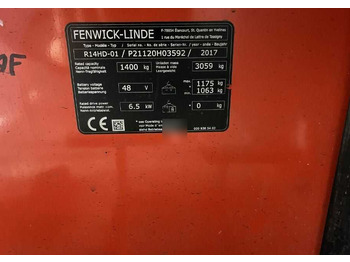 Empilhador retráctil Linde R14HD-01: foto 4