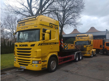 Camião polibenne Scania R 730 Abroller  voll Luft: foto 3