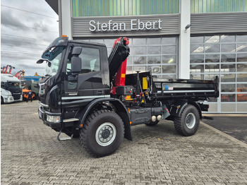 Camião basculante, Camião grua Iveco Eurocargo ML150E32WS 4x4 Kran HMF 1130K Funk AHK: foto 5