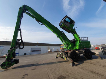 Manipulador de material novo Sennebogen 728 / inkl. Albach Greifersäge & SW / nur 2.016h: foto 5