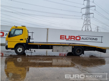 Camião de caixa aberta/ Plataforma para transporte de máquinas pesadas 2016 Mitsubishi Fuso 7C18: foto 2