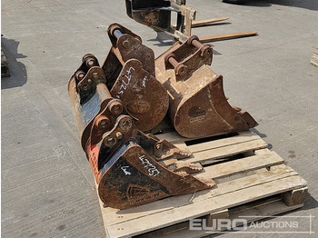 Balde 24", 24", 12", 12" Digging Bucket 30-35mm Pin to suit Mini Excavator: foto 5
