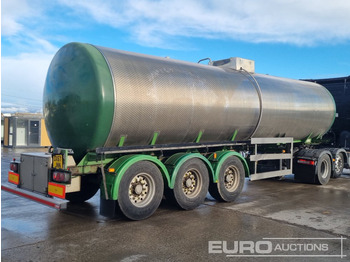 Semi-reboque cisterna Clayton Tri Axle Stainless Steel Tanker Trailer, Front Lift Axle: foto 5