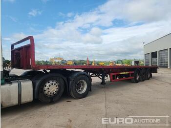 Semi-reboque plataforma/ Caixa aberta Montracon 45' Tri Axle Flat Trailer, Goal Post Holes: foto 1