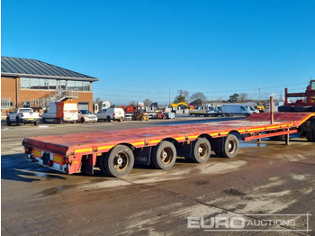 Camião de caixa aberta/ Plataforma Nooteboom 4 Axle Extendable Low Loader Trailer, Twin Axle Rear Steer, Out Riggers: foto 5