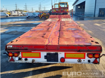 Camião de caixa aberta/ Plataforma Nooteboom 4 Axle Extendable Low Loader Trailer, Twin Axle Rear Steer, Out Riggers: foto 4