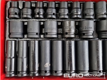 Equipamento para oficina Unused 35 Piece 1/2" Drive Air Impact Socket Set, Steel Case: foto 4 Equipamento para oficina Unused 35 Piece 1/2" Drive Air Impact Socket Set, Steel Case: foto 4