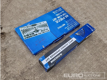 Equipamento para oficina Unused 6Pc Jumbo Spanner Set & 45Pc Tap & Die Set (2 of): foto 3 Equipamento para oficina Unused 6Pc Jumbo Spanner Set & 45Pc Tap & Die Set (2 of): foto 3