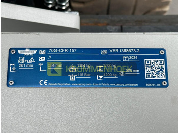 Empilhador CASCADE 70G-CFR-157 Roterende vorkenklem: foto 3 Empilhador CASCADE 70G-CFR-157 Roterende vorkenklem: foto 3