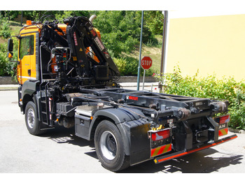 Camião polibenne, Camião grua MAN TGA 18.360 BL 4x4/Euro 4/TÜV/HIAB 111/MULTILIFT/Winterdienst: foto 4