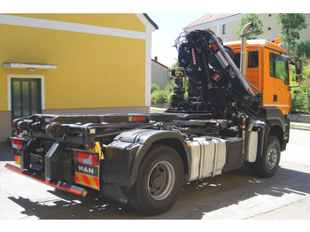 Camião polibenne, Camião grua MAN TGA 18.360 BL 4x4/Euro 4/TÜV/HIAB 111/MULTILIFT/Winterdienst: foto 5